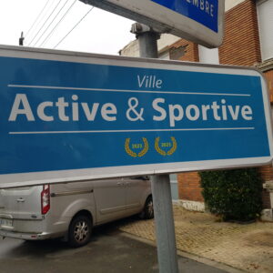 Panneau ville sportive